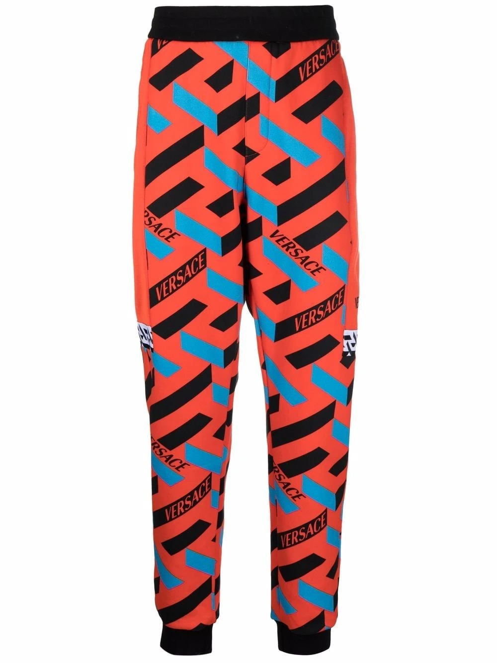 Prix Légers Versace Pantalon de jogging La Greca imprimé pantalons de survêtement homme 3 Versace pantalon de jogging La Greca imprimé