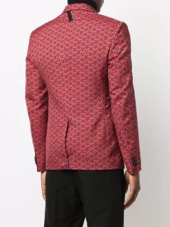 Rabais Versace Blazer Greca à simple boutonnage blazers homme 10 Versace blazer Greca à simple boutonnage