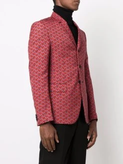 Rabais Versace Blazer Greca à simple boutonnage blazers homme 9 Versace blazer Greca à simple boutonnage