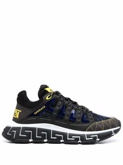 Versace baskets Trigreca à design à empiècement