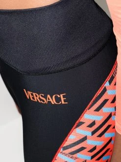 Versace Remise En Ligne Legging La Greca à taille haute leggings de sport femme 10 Versace legging La Greca à taille haute
