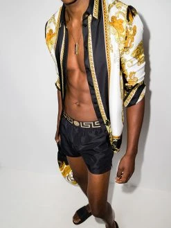 Versace short de bain à motif Medusa