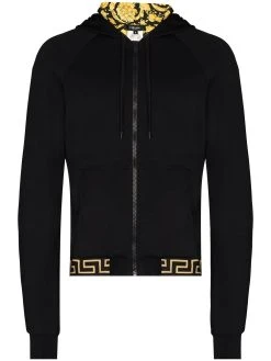 Versace veste zippée à motif Barocco