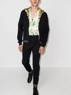 Versace veste zippée à motif Barocco
