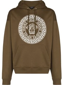 Versace hoodie Medusa à lien de resserrage