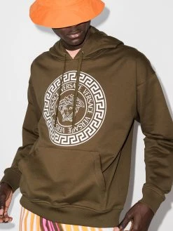 Versace hoodie Medusa à lien de resserrage