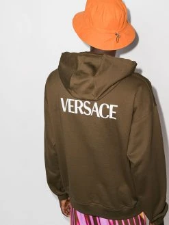 Versace hoodie Medusa à lien de resserrage