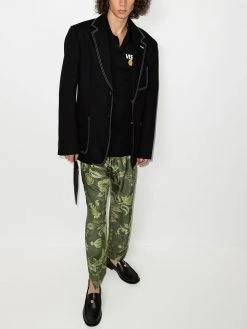 Versace polo Safety Pin à manches courtes