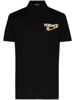 Versace polo Safety Pin Ă manches courtes