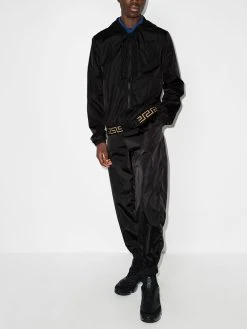 Versace veste légère à bande Greca