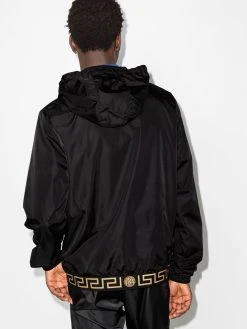 Versace veste légère à bande Greca