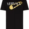 Versace t-shirt Safety Pin à logo imprimé