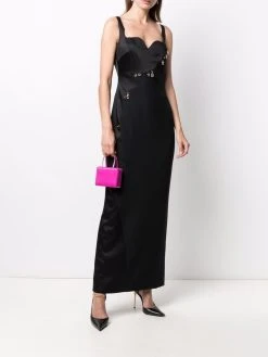 Versace robe longue à breloque logo