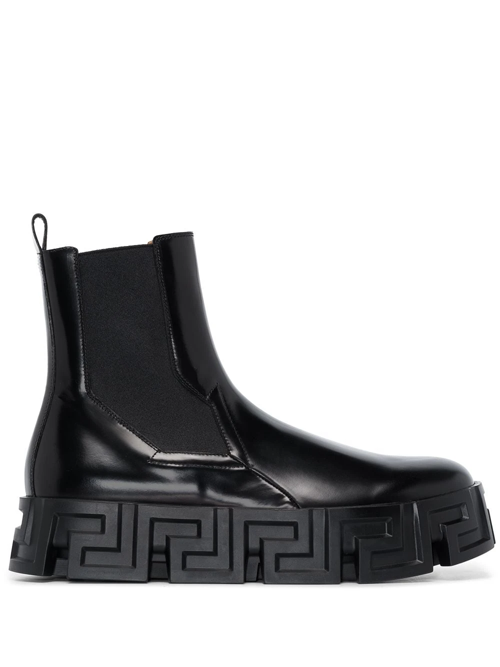 Prix De Rêve Versace Bottes en cuir Chelsea homme 3 Versace bottes en cuir Chelsea