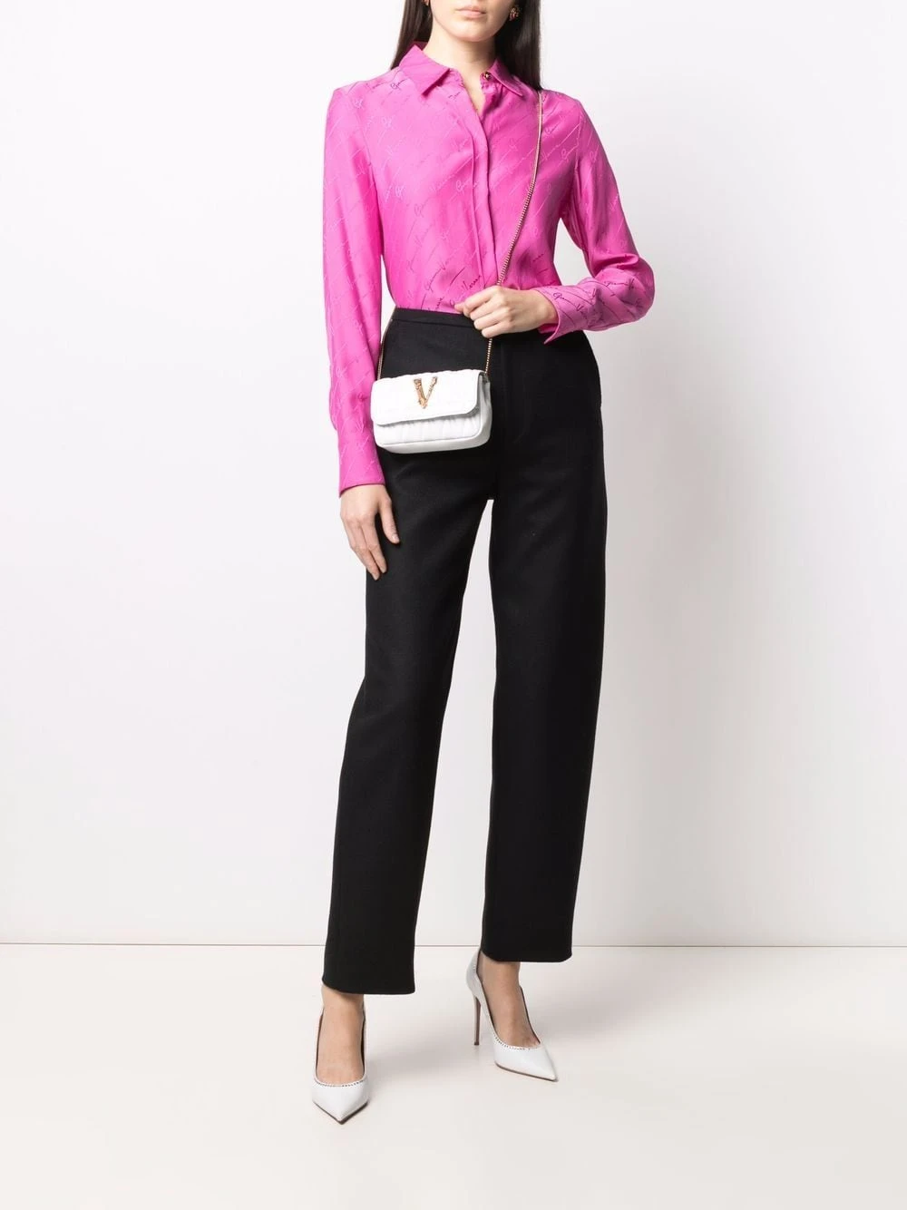 Qualité Supérieure Versace Sac à bandoulière Virtus sacs à bandoulière & besaces femme 4 Versace sac à bandoulière Virtus