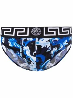 Versace slip à imprimé Baroccoflage