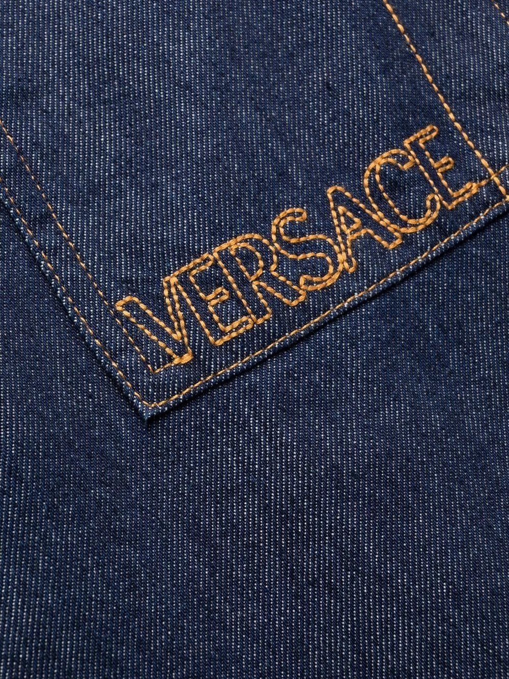 Versace Authentique 100% Jean droit à logo brodé jeans regular & jeans droits homme 9 Versace jean droit à logo brodé