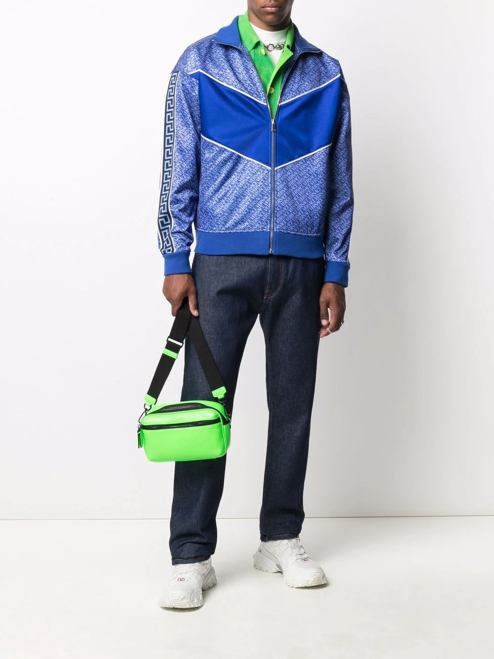 Versace Authentique 100% Jean droit à logo brodé jeans regular & jeans droits homme 4 Versace jean droit à logo brodé