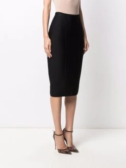 Versace minijupe zippée à taille haute