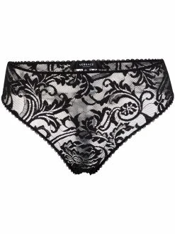Versace culotte en dentelle brodée