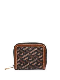 Versace portefeuille à imprimé La Greca