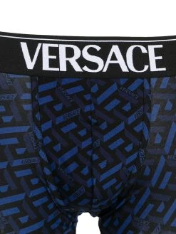 Versace boxer à imprimé Greca Signature