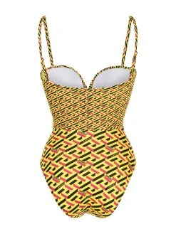 Versace maillot de bain à imprimé Greca