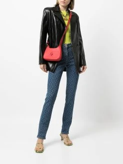 Versace jean skinny à imprimé Greca