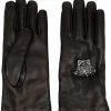 Versace gants La Medusa en cuir