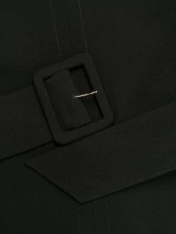 Versace robe trapèze à taille ceinturée