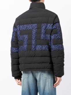 Pas Cher Versace Doudoune La Greca à design matelassé doudounes & vestes matelassées homme 13 Versace doudoune La Greca à design matelassé