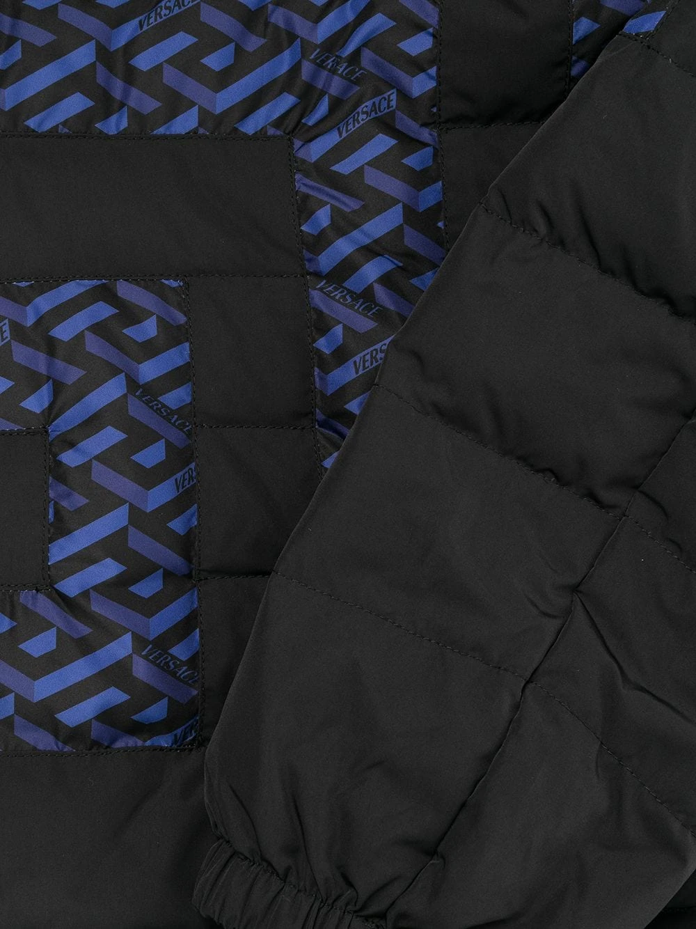 Pas Cher Versace Doudoune La Greca à design matelassé doudounes & vestes matelassées homme 9 Versace doudoune La Greca à design matelassé