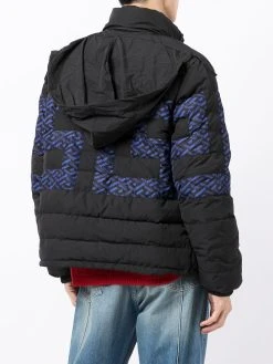 Pas Cher Versace Doudoune La Greca à design matelassé doudounes & vestes matelassées homme 17 Versace doudoune La Greca à design matelassé