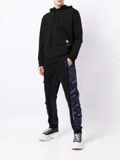 Versace pantalon de jogging à logo La Greca brodé