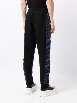 Versace pantalon de jogging à logo La Greca brodé