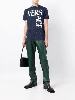 Versace t-shirt à logo imprimé