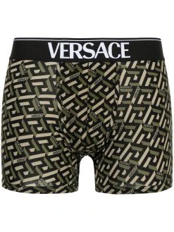 Versace boxers à imprimé Greca Signature