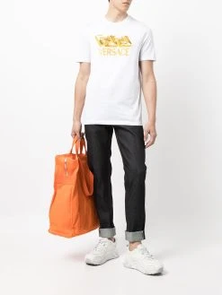 Versace t-shirt à imprimé Greca