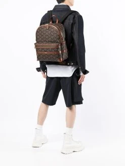 Versace sac à dos zippé à logo