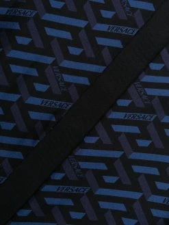 Versace robe-chemise imprimée Greca