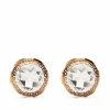 Versace boucles d'oreilles Greca à ornements en cristal