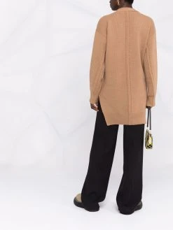 Prix Exclusifs Versace Cardigan ajouré à boutons Medusa cardigans femme 15 Versace cardigan ajouré à boutons Medusa