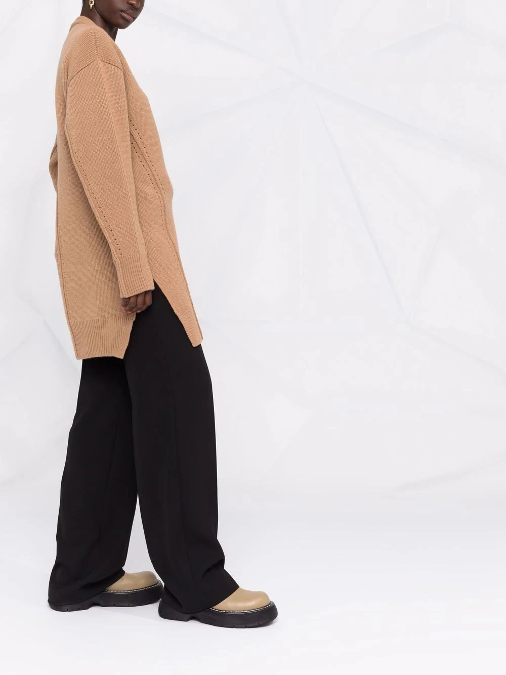 Prix Exclusifs Versace Cardigan ajouré à boutons Medusa cardigans femme 6 Versace cardigan ajouré à boutons Medusa