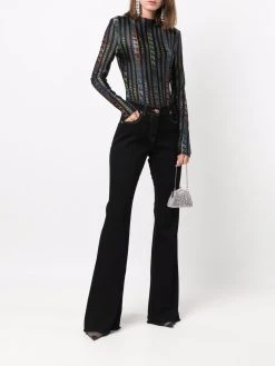 Versace jean évasé à motif Medusa