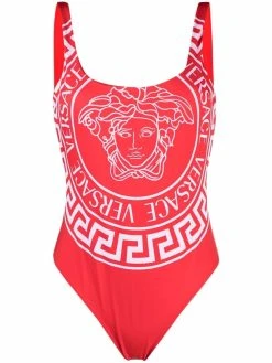 Versace maillot de bain à logo Medusa imprimé
