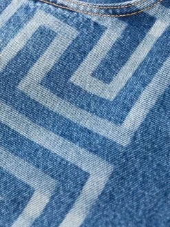 Réduction Versace Jean droit à imprimé Greca jeans regular & jeans droits homme 14 Versace jean droit à imprimé Greca