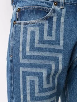 Réduction Versace Jean droit à imprimé Greca jeans regular & jeans droits homme 13 Versace jean droit à imprimé Greca