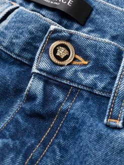 Réduction Versace Jean droit à imprimé Greca jeans regular & jeans droits homme 15 Versace jean droit à imprimé Greca