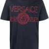 Versace t-shirt à logo brodé