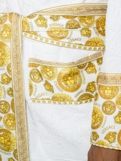 Versace peignoir Medusa à taille nouée